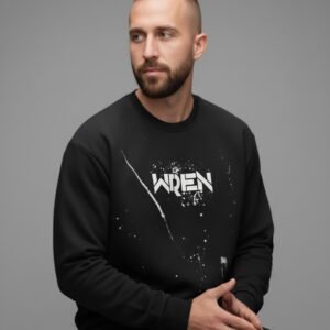 WREN Black Splash Sweatshirt
